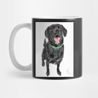 Sweet Black Labrador Retriever Mug